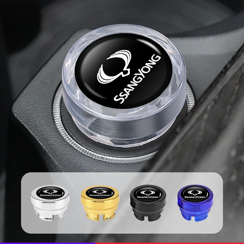 Car Cigarette Lighter Plug Dust Cover Button Socket Protective Cap For SsangYong Actyon Korando Rexton Kyron Rodius Tivoli Musso