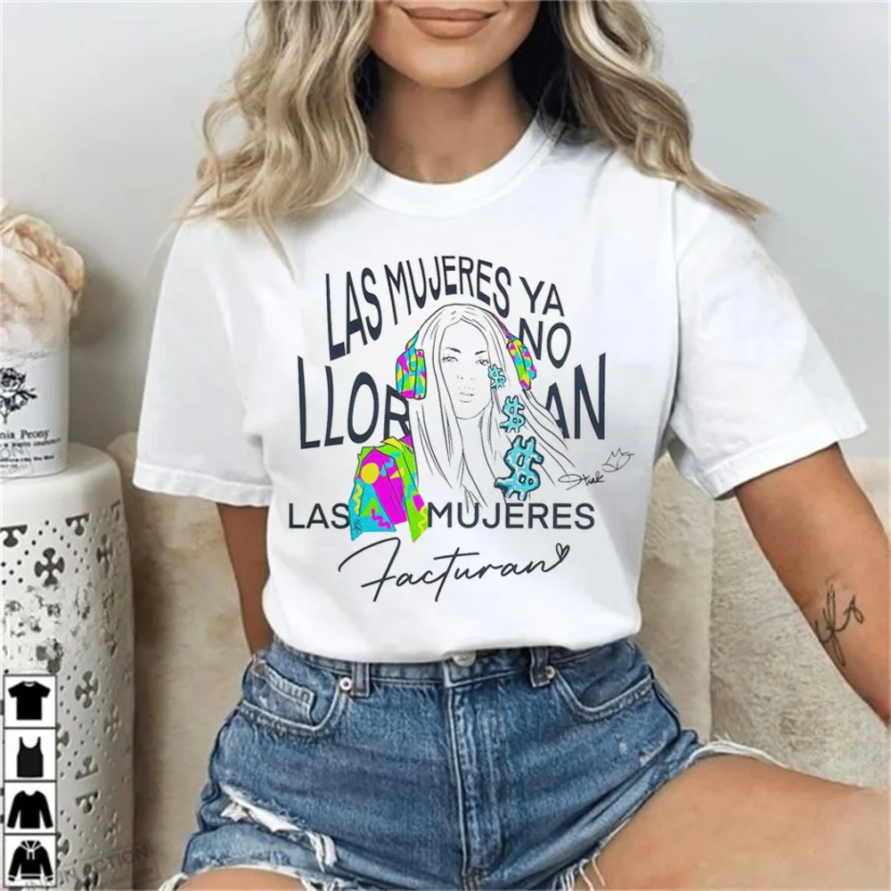 Camiseta de Shakira para niña, ropa de calle harajuku de los años 2000, camiseta gráfica de cultura Pop de anime, gráfico de cultura Pop Grunge, hip hop Retro