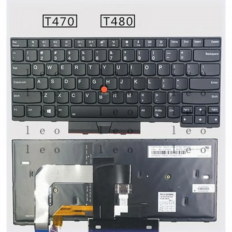 

QW NEW for Lenovo ThinkpadT470 T480 Notebook Keyboard US Backlit keyboard