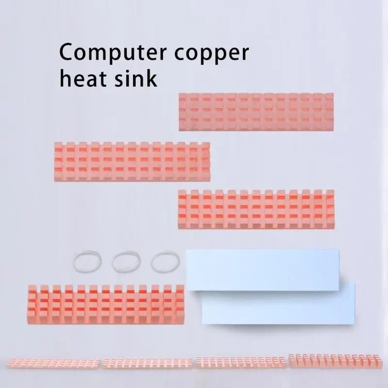 Q1JC Copper M.2 SSD PAMSINK PAD для эффективного охлаждения и широкой совместимости