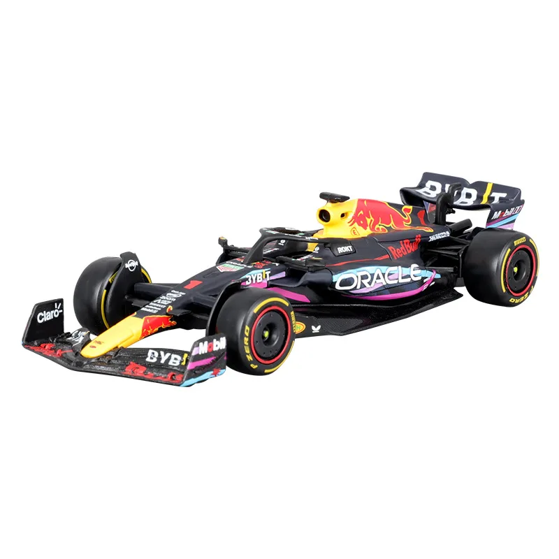 2023 RB19 Miami GP License Product Burago 2023 F1 1:43  (Without Helmet) Simulation Alloy Car Model 1# 11#