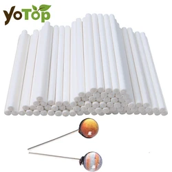 100Pcs Eco-friendly Solid Paper Lollipop Sticks Cake Pop Sucker Sticks For Chocolate Sugar Candy Lollypop DIY Mold 10/15cm 10PCS