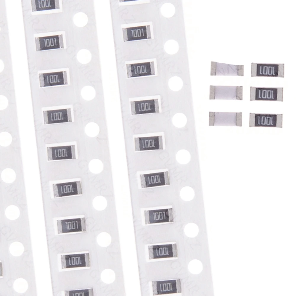100PCS 470R 1K 4.7K 10K 47K 1206 1%  0 ohm ~ 10M ohm 100K 0 10 470 ohm percenta  SMD hip resistor 0 10R 100R 220R 330R