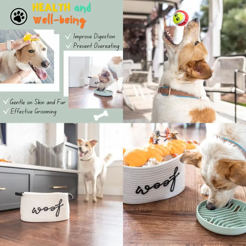 

New Puppy Gift Basket - Premium Puppy Starter Kit and Dog Gift Basket with Dog Toys - Perfect Doggie Birthday Gifts and Puppy Ne