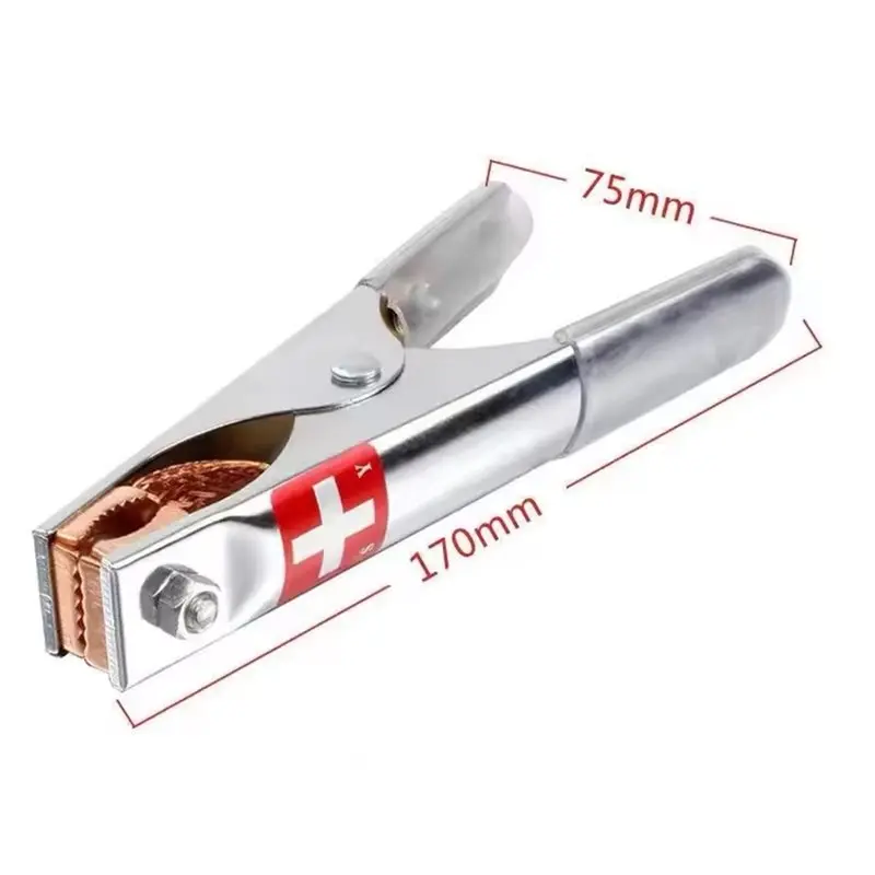 【LIMITED TIME DISCOUNT】Booster Clip Connectors 1 Pair 17Cm Heavy Duty Alligator Clips For Car Battery Jumper Cables Premium Clam