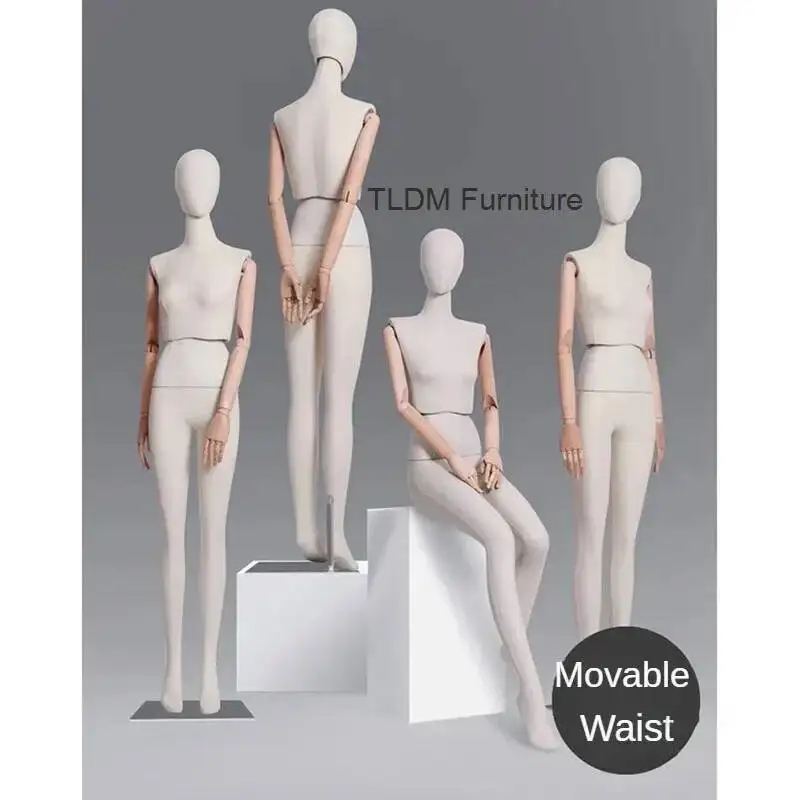

Modern Standing Mannequin for High-end Clothing Store Suit Full Body Display Design Mannequins Simple FRP Mannequin for Tailor
