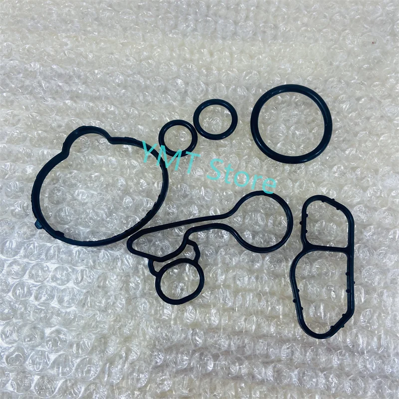 1Set Oil Cooler Gasket Seal ORIGINAL Replacement Kit 55568536 55568539 55565385 For Chevrolet Cruze Sonic Trax Encore 1.4T Astra