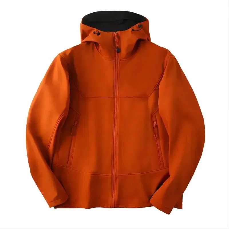 

Graphene autumn and winter couple plush three-proof outdoor soft shell jacket men's and women's jacket casual commuting
