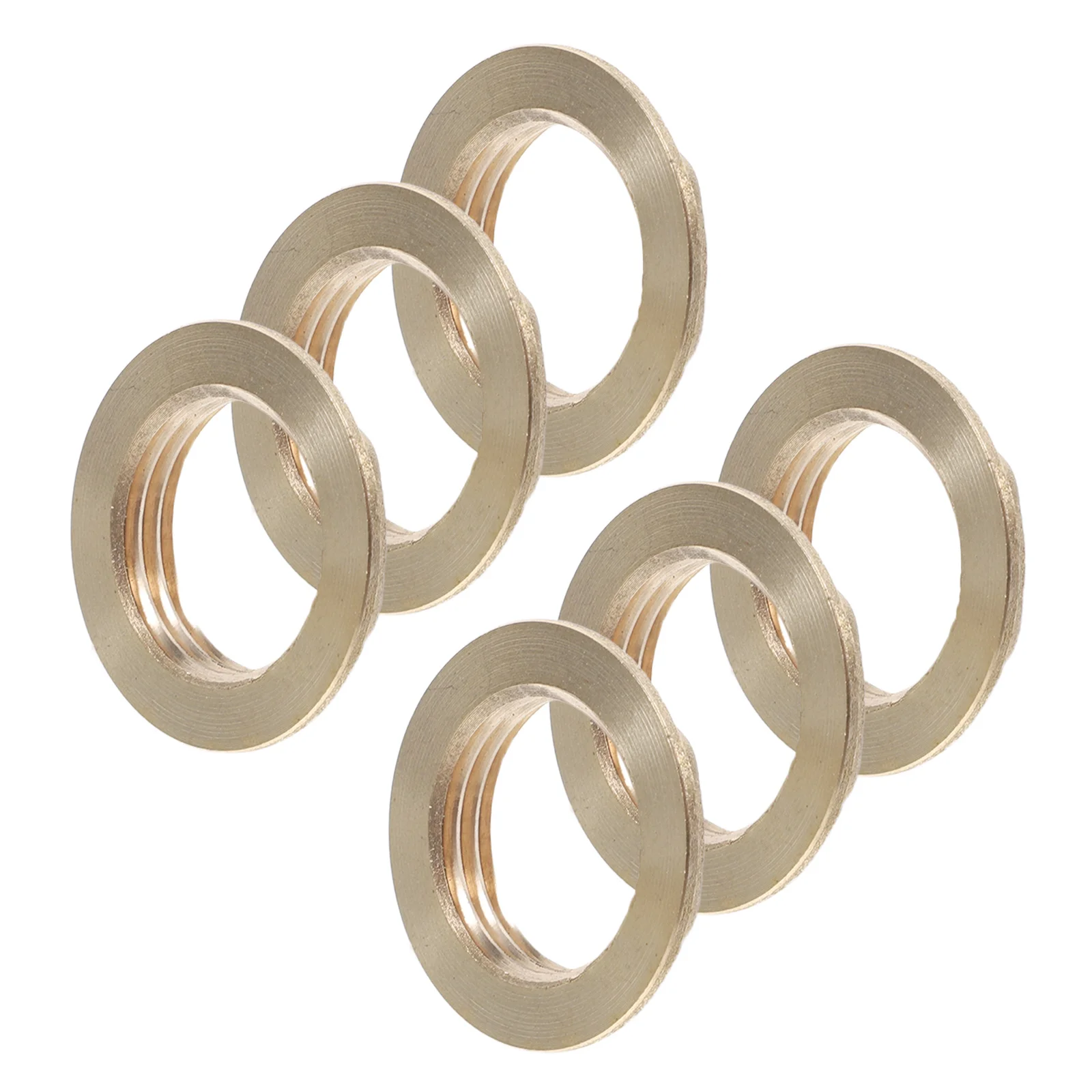 6 قطعة فوهة النحاس قفل الجوز إدراج أنثى الموضوع وصلة أنابيب تحديد حواف قفل المكسرات ل سخان المياه التيار المتناوب غسالة