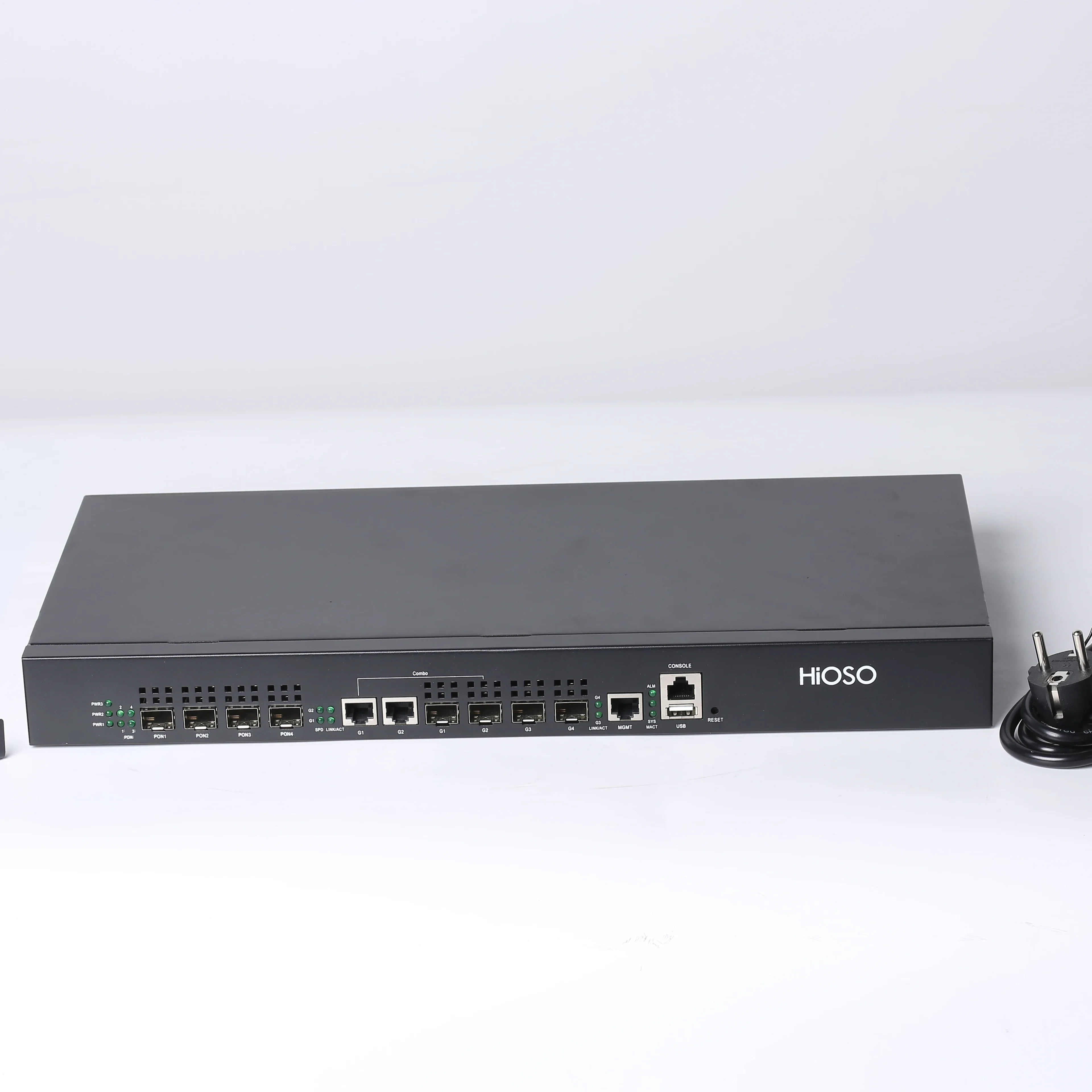 HiOSO HA7304C Without PON Modules 4PON EPON OLT Ftth Wholesale Ports Single Power Supply Compatible with Any Brand Onu