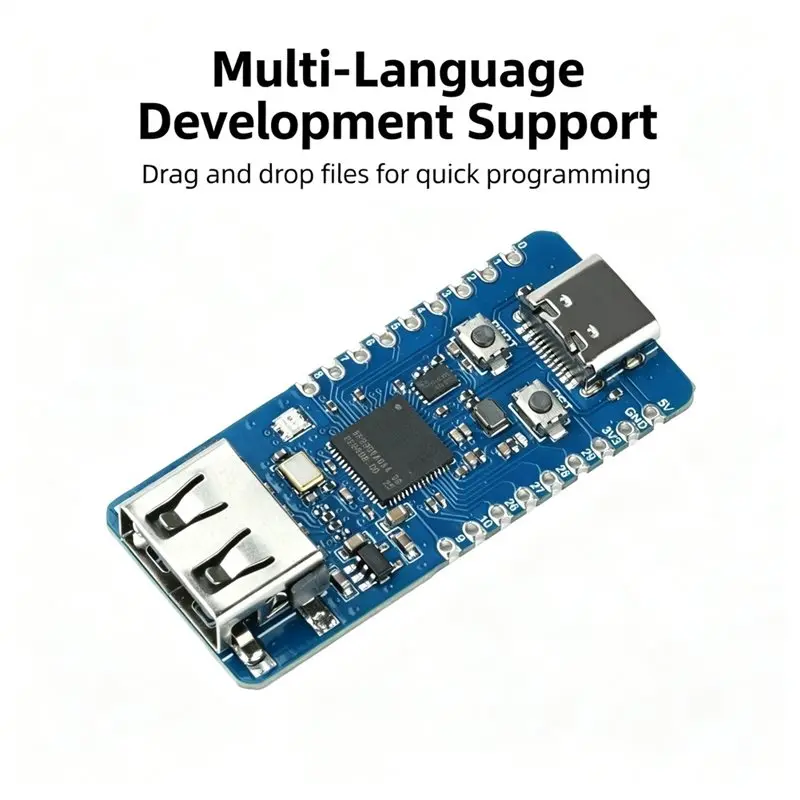 AA87 RP2350 USB A Microcontroller Board For Raspberry Pi Pico 2 Type C Interface Development Board For DIY Electronic Project