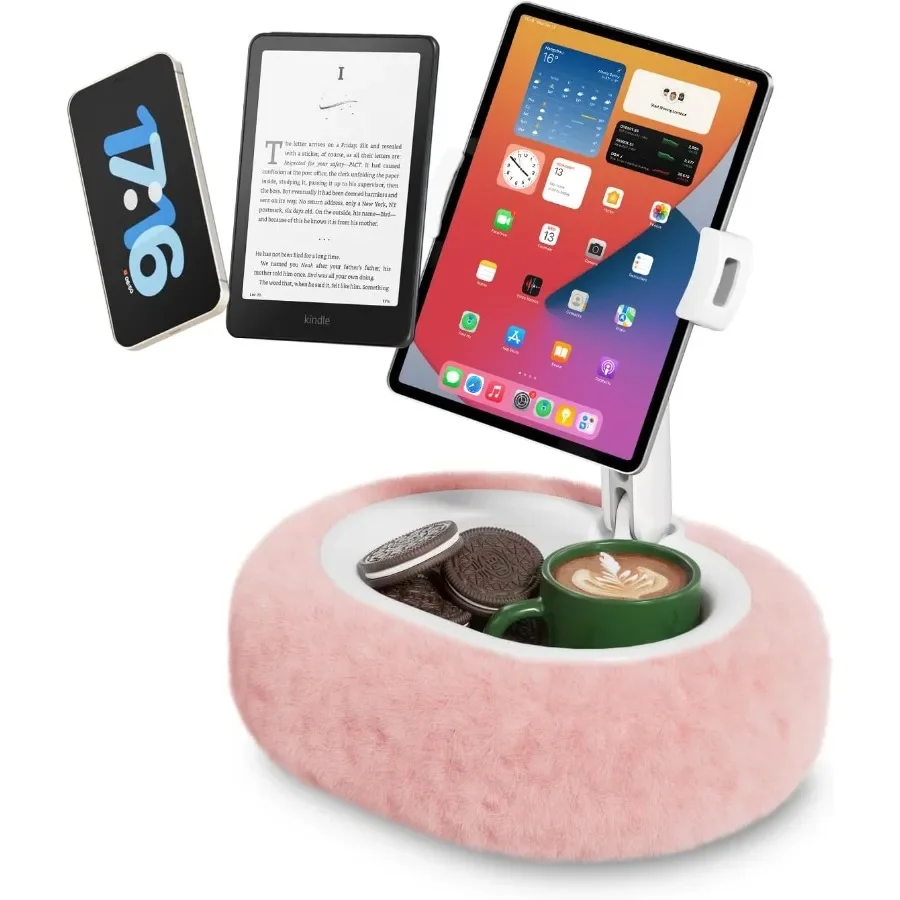 

Подставка для подушки для планшета ViozonKindle Подставка для подушки, совместимая с планшетом 411, телефона с маленькой чашей, держатель Kindle, аксессуары, идея f