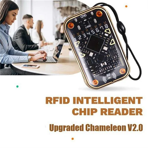 Imagen 2 del producto Noticias camaleón Ultra V2.0 RFID lector de Chip inteligente NFC duplicador + 3XCUID 6XUID llavero 125Khz 13,56 Mhz lector RFID de decodificación de tarjetas