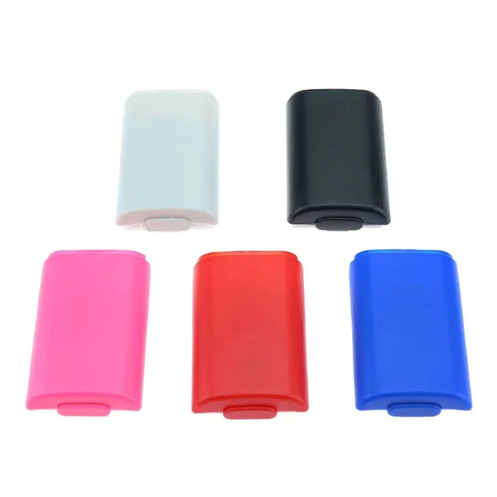 1-10 peça PARA Xbox 360 Controlador Sem Fio Cor Preto e Branco Caixa de Bateria Caso Bateria Recarregável Caixa De Armazenamento Acessórios