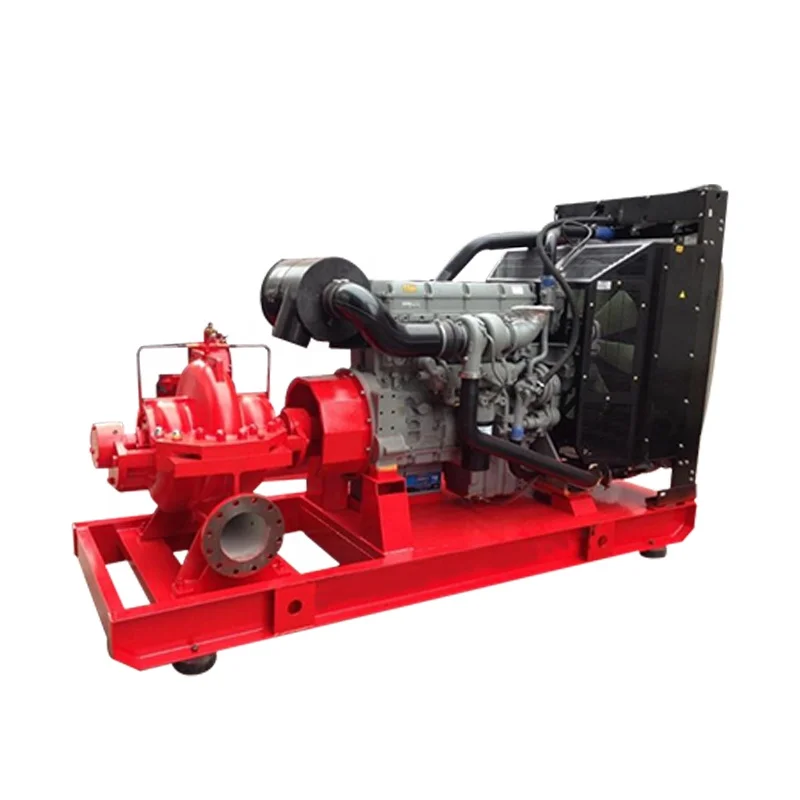 1000 GPM Double Suction Centrifugal Pump Diesel Engine Water Pump Fire Pump