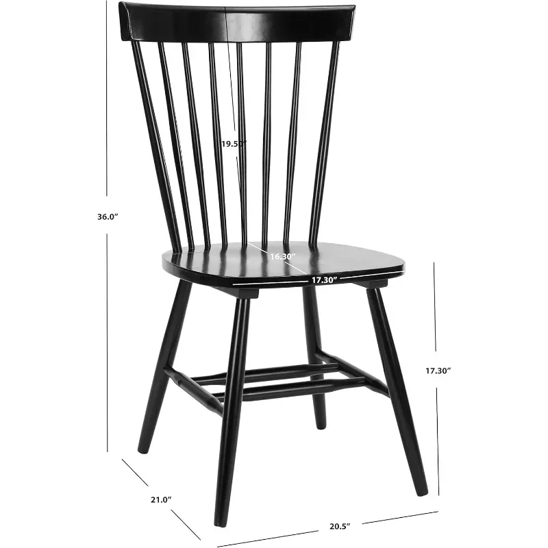 Parker Parkse Side Chair, 0, Black