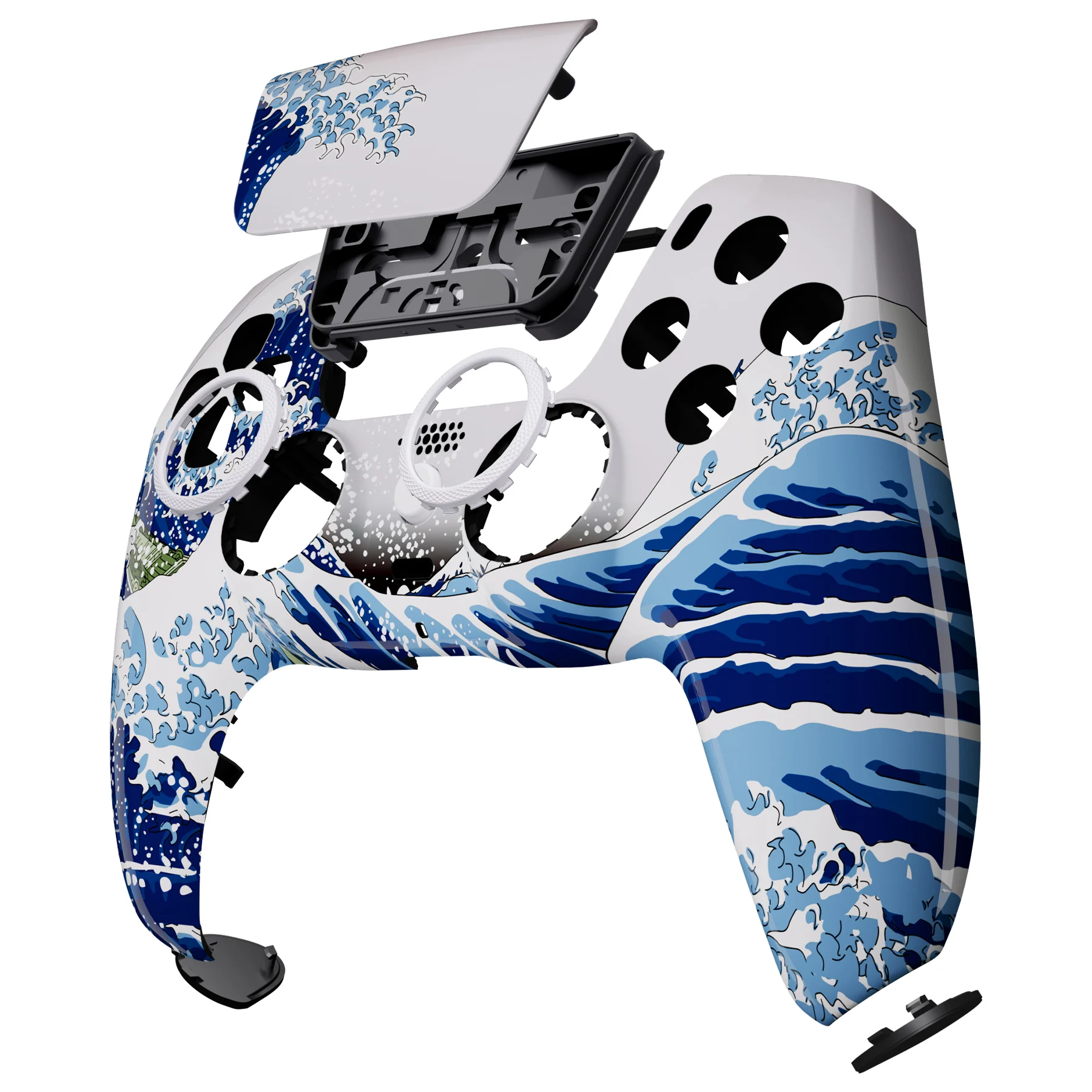 

eXtremeRate LUNA Redesigned Front Shell Touchpad for ps5 Controller BDM-010/020/030/040/050 - The Great Wave