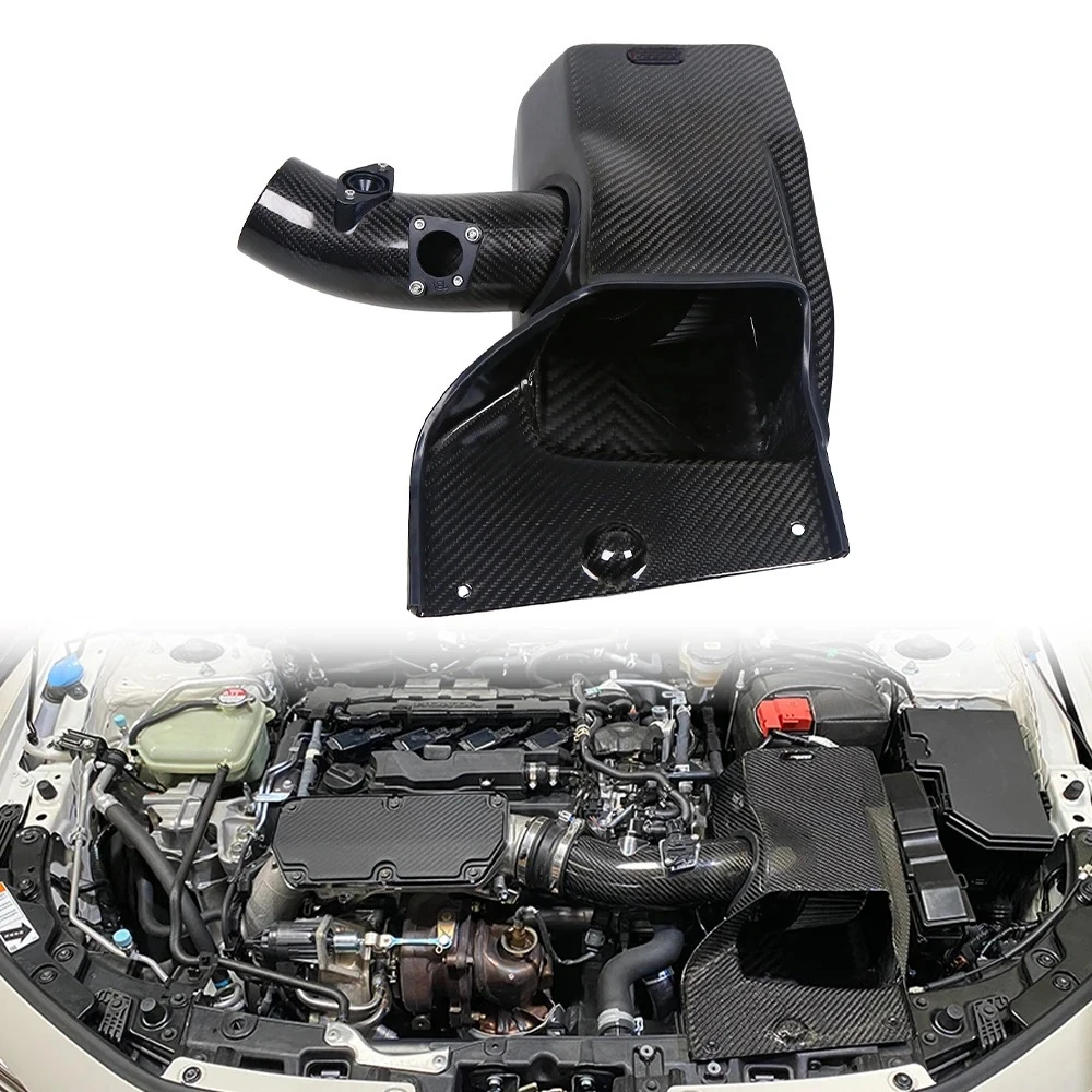 

Высококачественная система впуска холодного воздуха из сухого углеродного волокна для Type R 2.0T 2022+