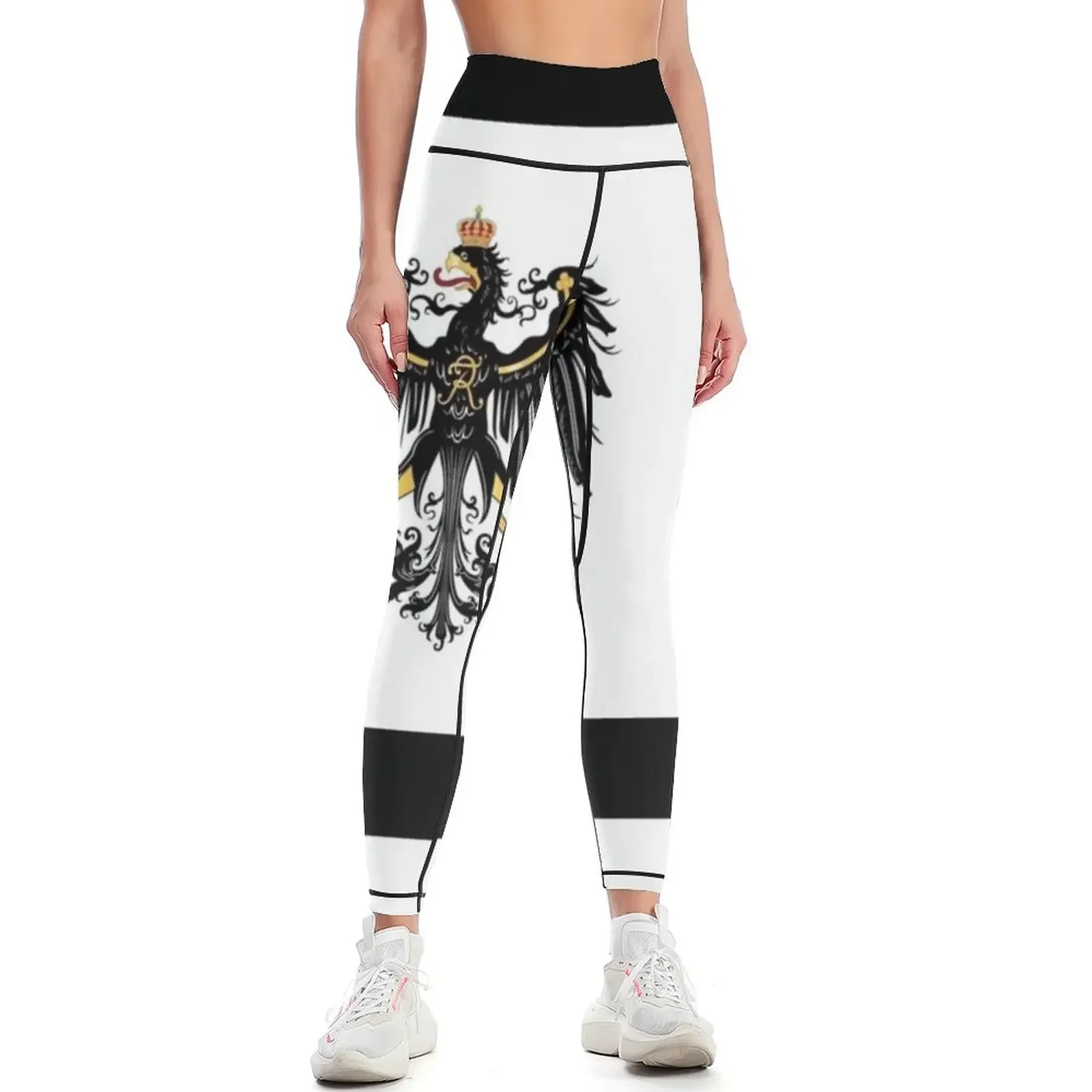 

Prussian flag design Leggings harem pants Sportswear woman gym Clothing fitness sporty woman push up Womens Leggings