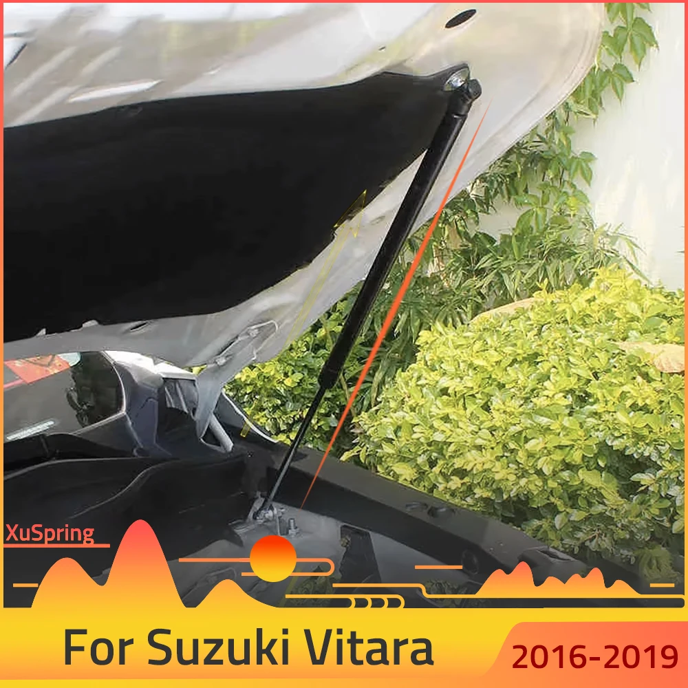 For Suzuki Vitara 2016-2019 Car Front Hood Engine Cover Supporting Hydraulic Rod Lift Strut Spring Shock Bars Bracket