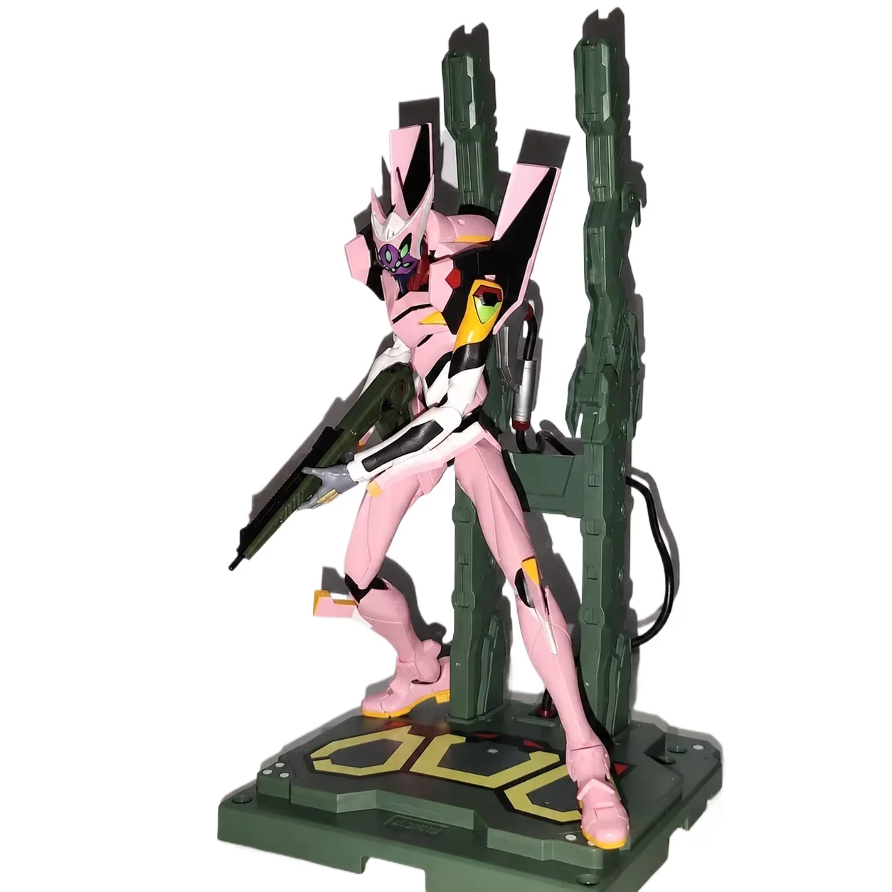 Blokees Evangelion Eva Unidad 08 Figura de Acción Ensamblada, Modelo Coleccionable de Anime Neon Genesis, Juguete Articulado