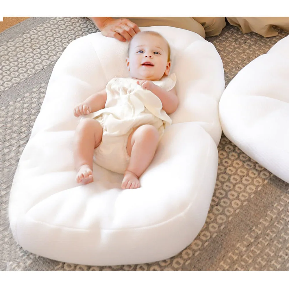 Baby Crib Multi Functional Oversized Mid Bed Baby Bed Mobile Biomimetic Bed Baby Nest Universal Baby Bed for All Seasons