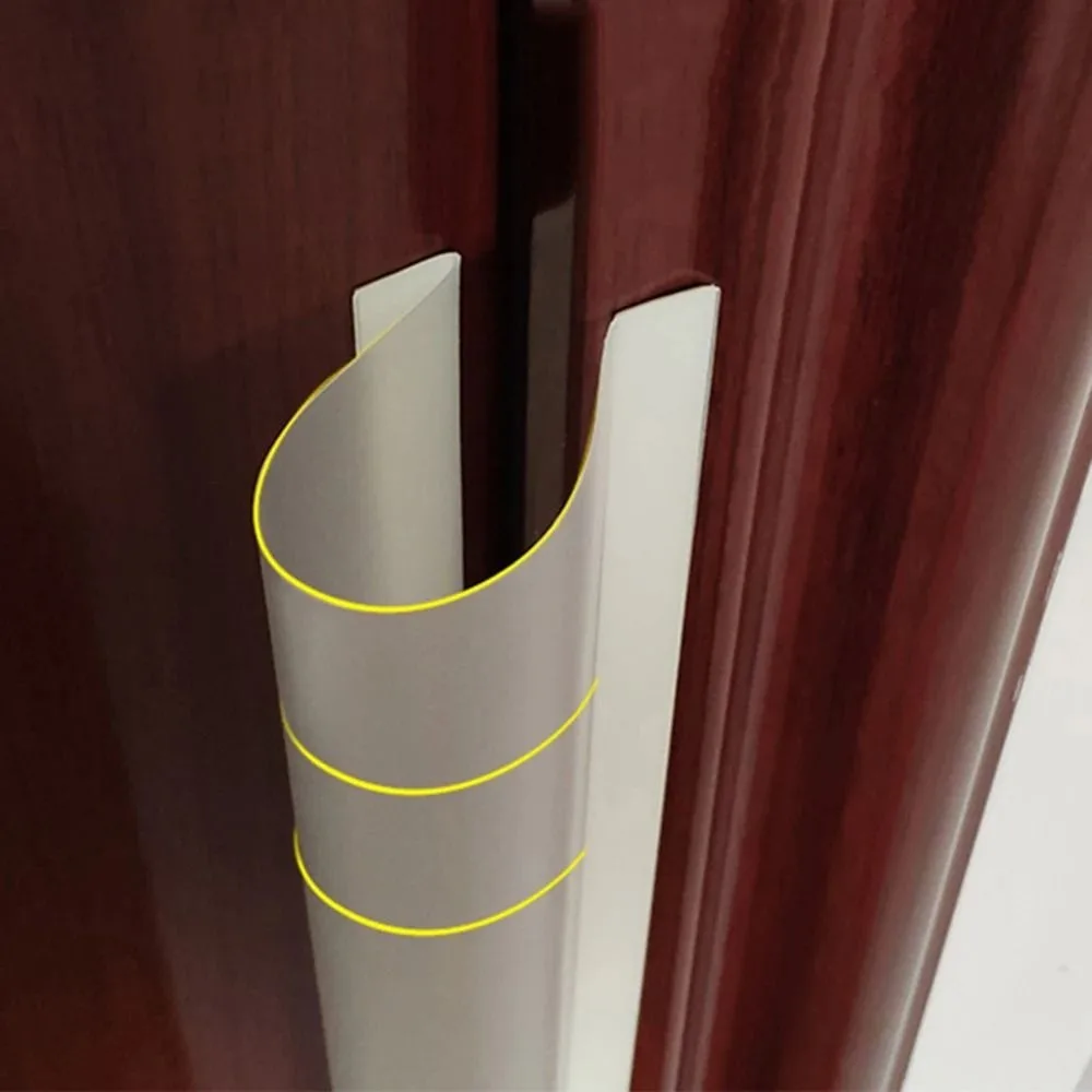 

Practical 120cm Finger Pinch Door Guard Seamless Translucent Door Hinge Protector Cover Safety Anti-pinch Door Stopper Home