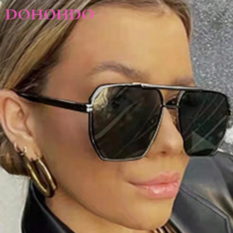 

Fashion Irregular Square Pilot Women Sunglasses Classic Metal Frame Men Shades Outdoor Driving Travel Sun Glasses Lentes UV400