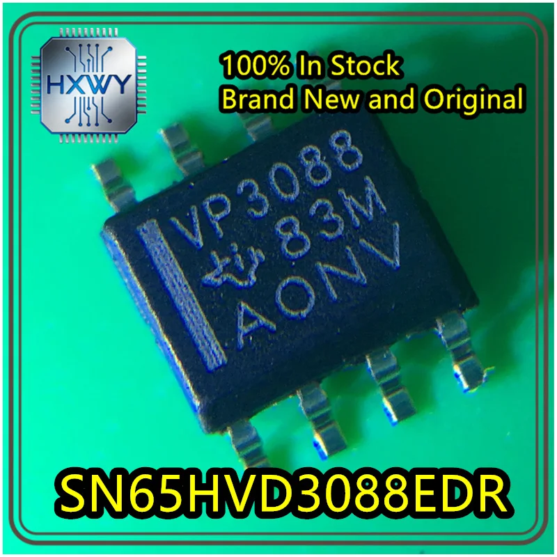 5/20 pieces SN65HVD3088EDR VP3088 SOIC-8 RS-485 Transceiver Chip New Original Stock