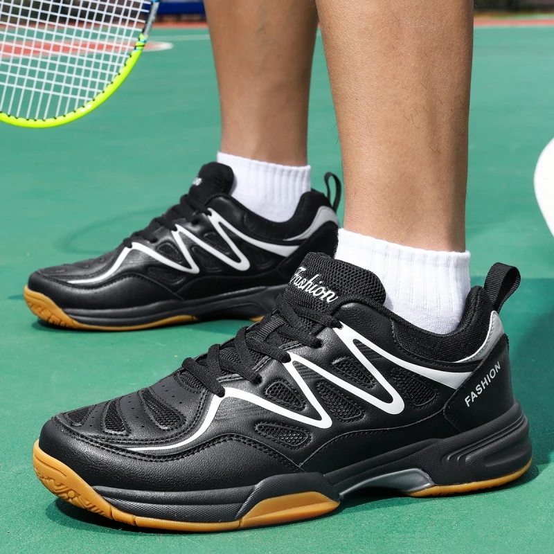 Brand Sneakers Sport Shoes Men Women Durable Stable Badminton Shoes Table Tennis Shoes Volleyball Big Size 47 48 49