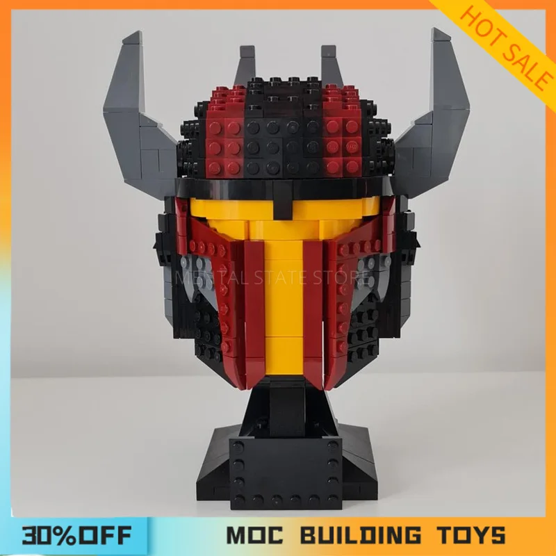 

642PCS Customized MOC Gar Saxon Helmet Model Building Blocks Technology Bricks DIY Creative Assembly Toys Holiday Gifts