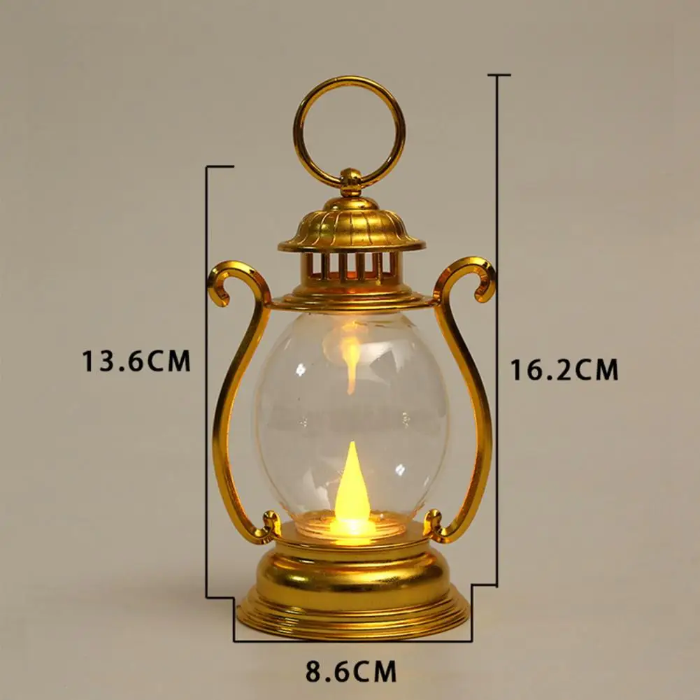 Environmentally Long-lasting Retro Led Candle Lamp Safe Eco-friendly Decorative Gift Lantern with Easy Battery Replacement