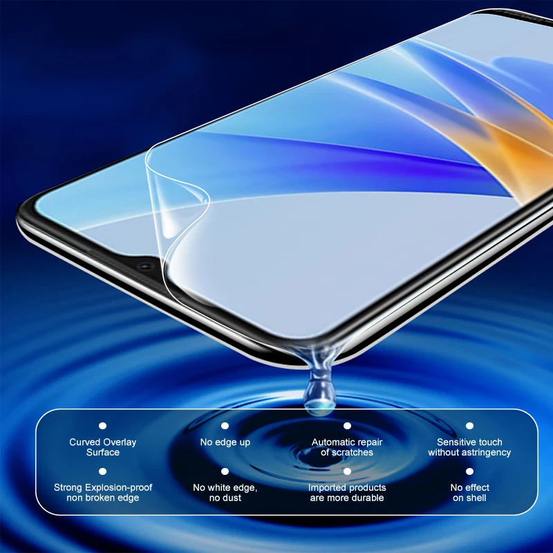 6in1 هيدروجيل لينة فيلم ل ممن لهم A17 A 17 17A كاميرا عدسة حامي ل ممن لهم A17K A 17 K 17A 6.56 بوصة فيلم حماية CPH2477