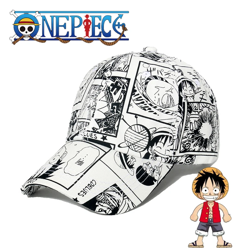 Цельные-бейсболки-с-героями-мультфильмов-«Луфф»-для-мужчин-и-женщин-модная-летняя-шляпа-в-стиле-аниме-snapback-в-стиле-хип-хоп-унисекс-регулируемые-кепки-с-солнцезащитным-козырьком