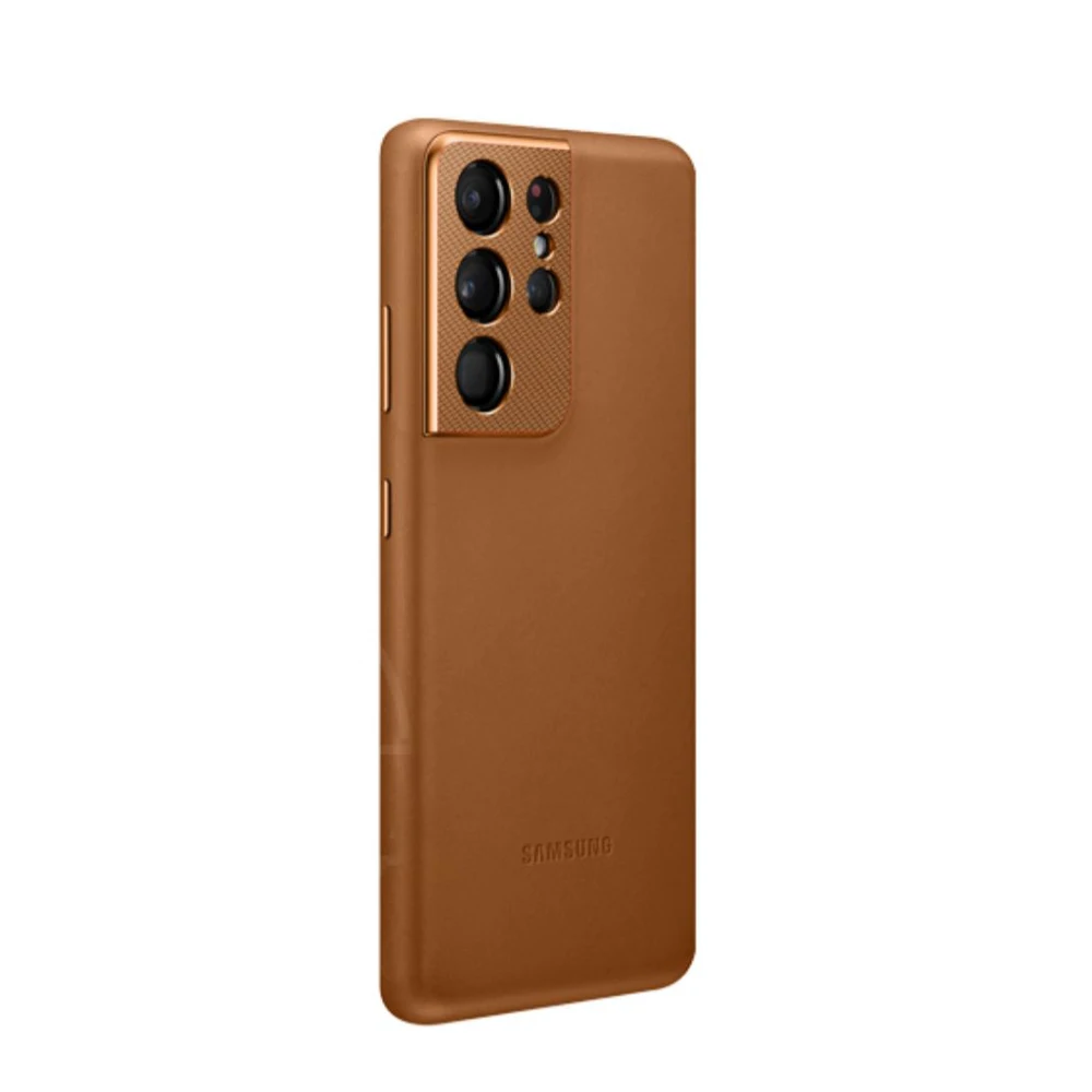 ฝาครอบหนังต้นฉบับสําหรับ Samsung Galaxy S21 Ultra เคสหนังแท้เคสป้องกันพรีเมี่ยม