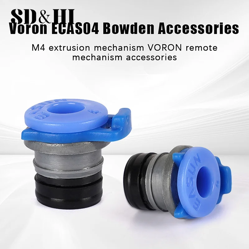 

1/5 шт. ECAS04 фитинг Боудена ERCF V2.0 Voron M4 3D-принтер Запчасти Аксессуары Экструдер Встроенные цанговые зажимы