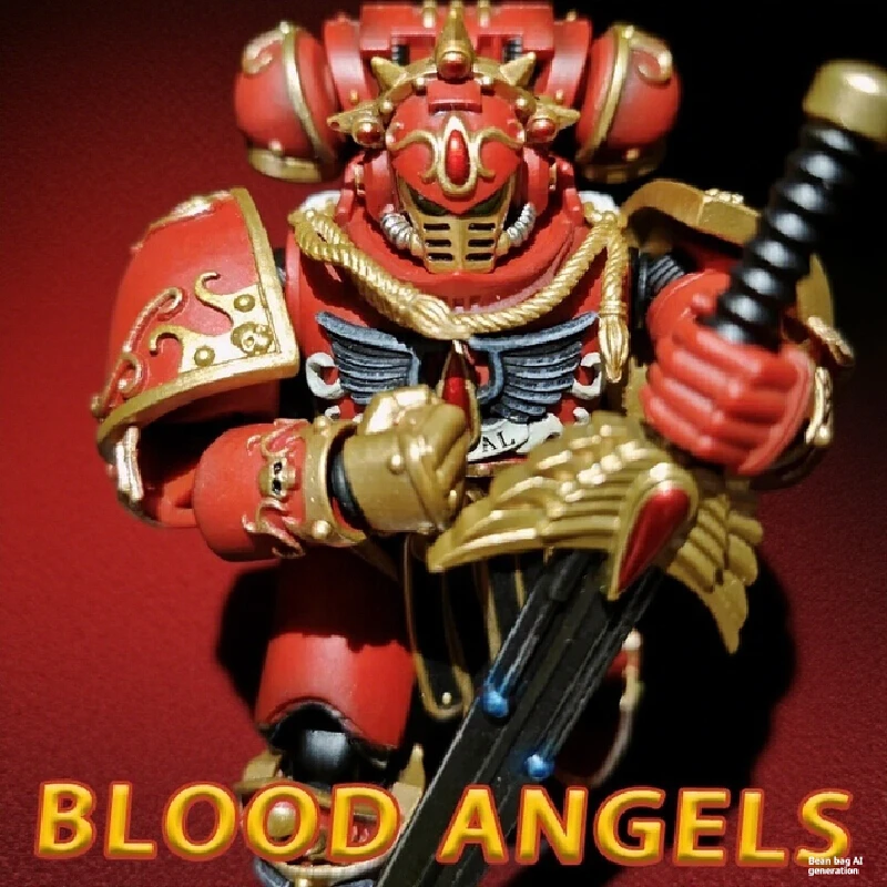 

1/18 игрушка-радость Warhammer 4000 Horus Heresy Darktide, шарнирная фигурка, кровавые ангелы, легион, претар, модель, комплект, игрушка в подарок ﻿