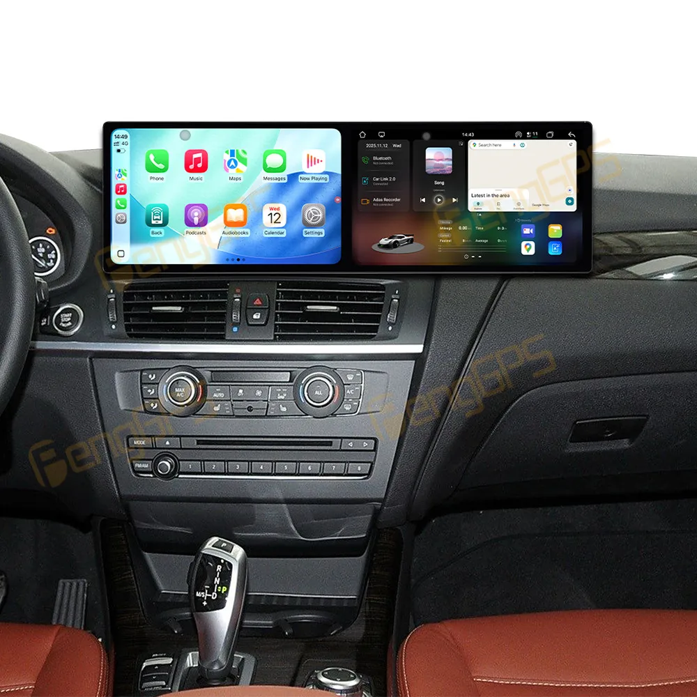 

Dual Screen 9.1" Android 15 CarPlay Car Radio For BMW X3 X4 F30 F31 F34 F35 F32 F33 F36 2011-2017 Touch Screen Multimedia Player