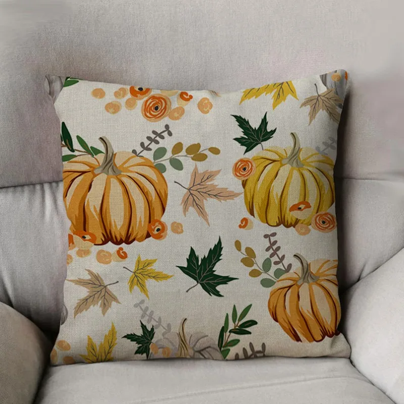 Printed Halloween Decorative Cushion Cover Living Room Festival Party Decoration Sofa Throw Pillow Cover 45x45 Funda Cojin