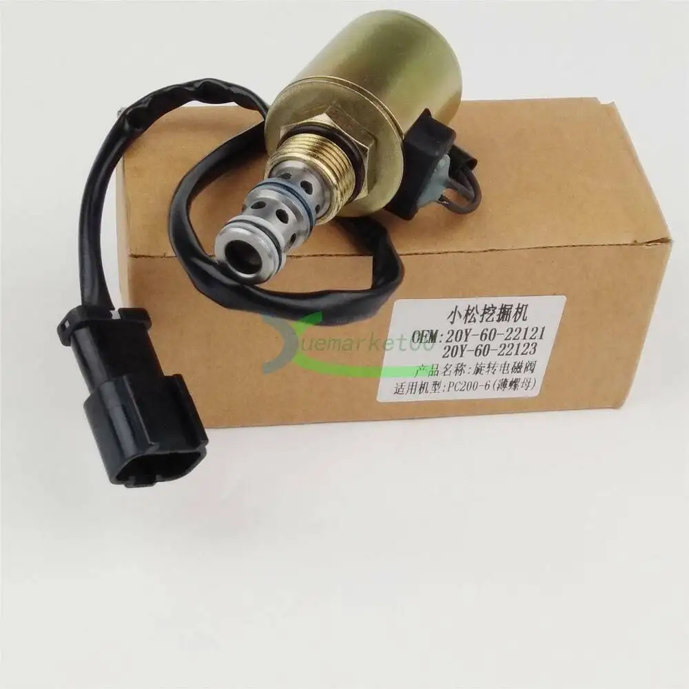 1PC For KOMATSU PC200-6 Swing Solenoid Valve 6D95 20Y-60-22121 Excavator Parts