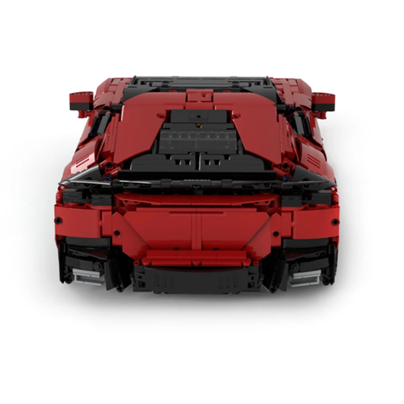 Neue MOC-191495 Technische 12Cilindri Sportwagen 1:8 Racing Hypercar Rennwagen Modell Bausteine DIY Spielzeug Weihnachten Geschenke Kinder