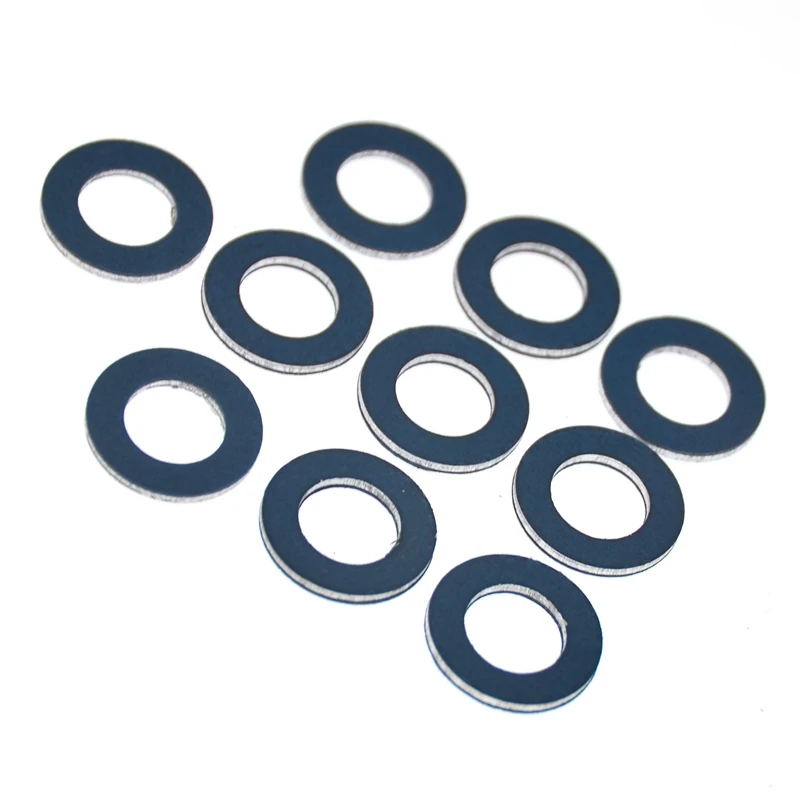 Arandelas de tapón de sumidero de drenaje de aceite de coche, 30 piezas, 90430-12031, orificio de 12Mm para Toyota Lexus 9043012031