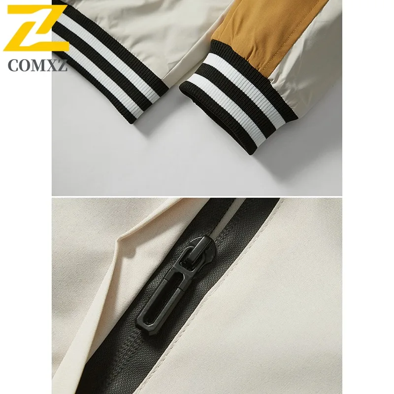 ​​2025 Men's Trendy Baseball Jacket Lightweight Outdoor Sport Coat Urban Streetwear Style Breathable Comfortable windbreaker