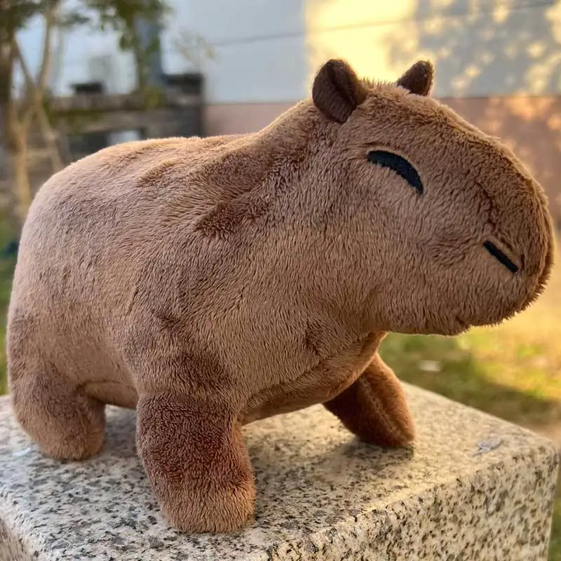 

Simulation Stuffed Animals Capybara Rodent Plush Toys Cute Capybara Plush Dolls Children Toy Kids Girls Birthday Holiday Gifts