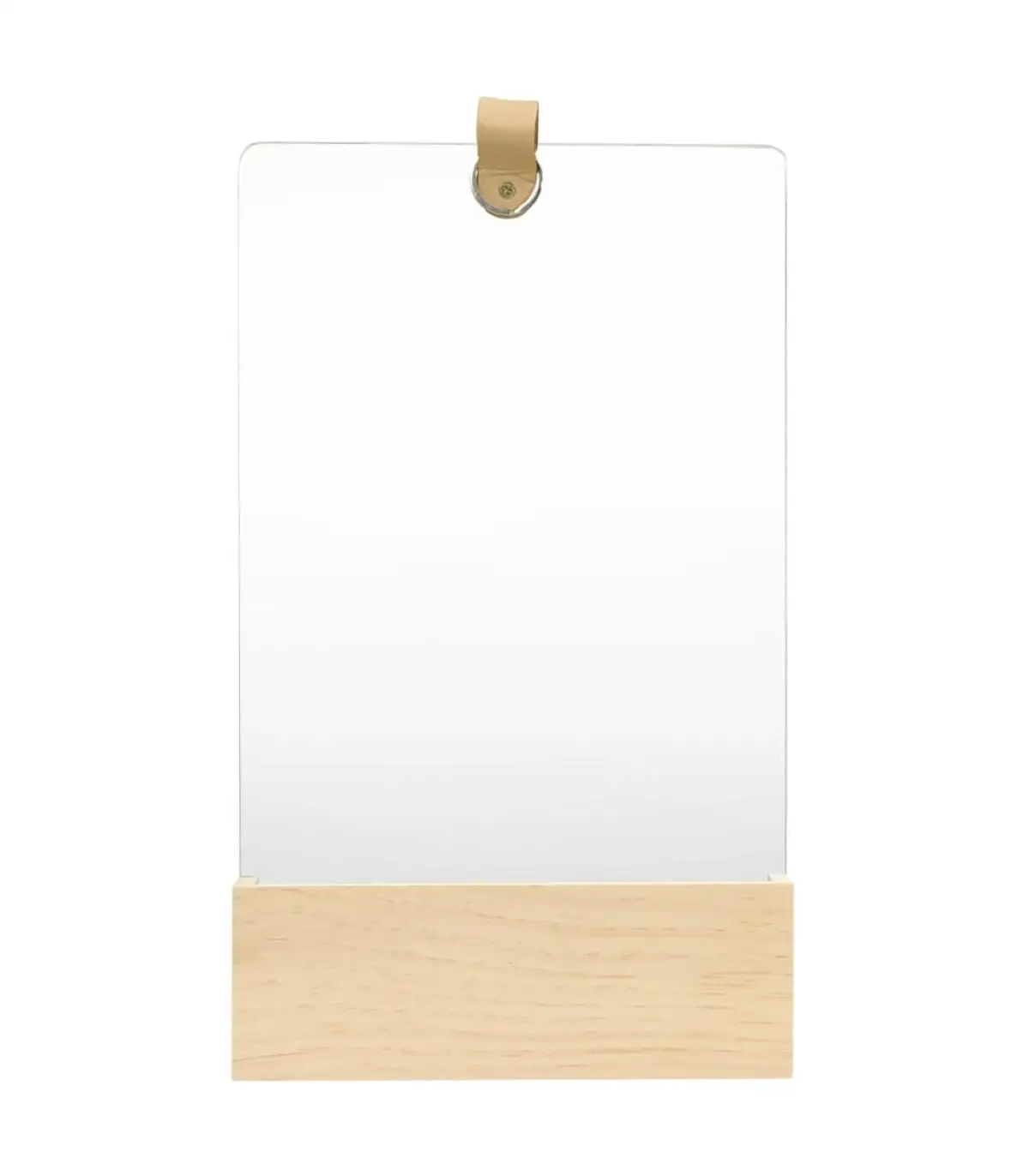 Mirrors 322802 Wall Mirror Solid Pinewood 23x39,5 cm