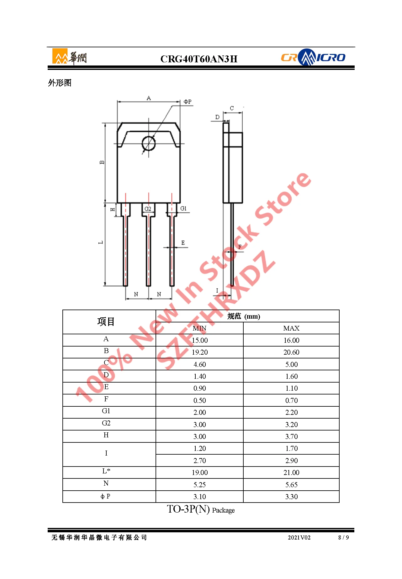 100% NEW ORIGINAL CRG40T60AN3H TO-3P G40T60AN3H TO3P IGBT 40A 600V (Perfect compatibility replaces BT40T60ANFK)