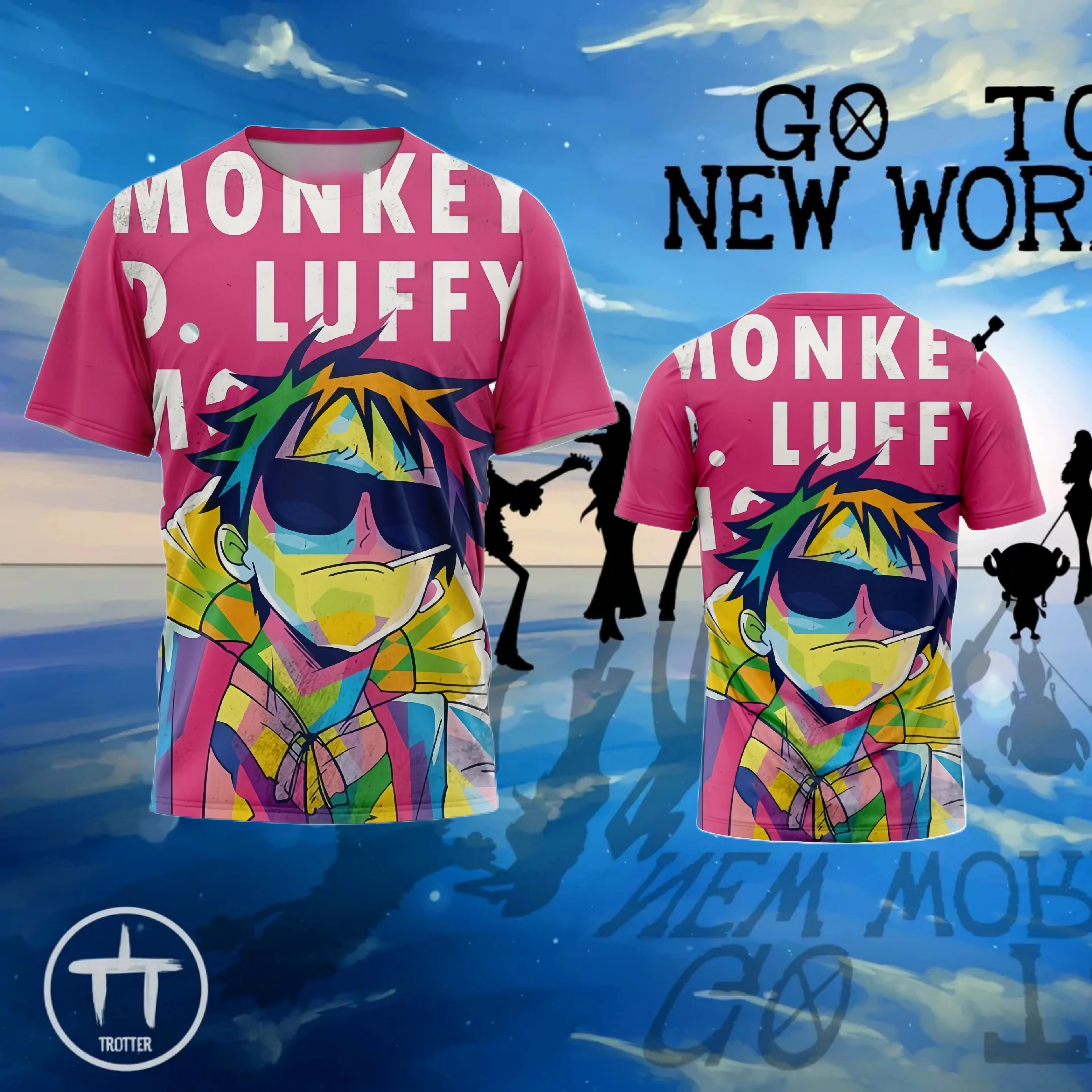 25/26 ล่าสุดขายร้อนอะนิเมะวันพีซซีรีส์อะนิเมะแฟนเสื้อยืดฤดูร้อนผู้ใหญ่เด็กเสื้อยืดลำลองแฟชั่น TOP