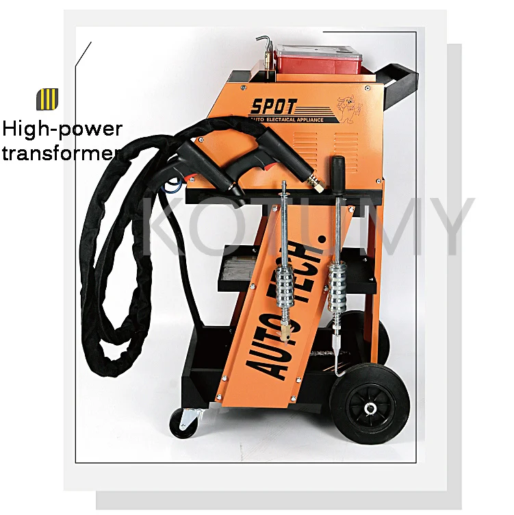 220V/110V 21KVA Automobile Sheet Metal Welding Machine Double Gun Double Voltage Body Repairing Equipment Point Welder for Car