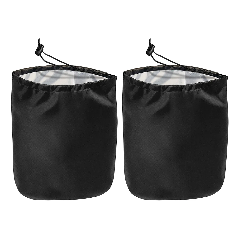 

420D Oxford Cloth Rearview Mirror Cover Waterproof Dustproof Sunproof Snowproof Easy Install Remove Lightweight Foldable Car