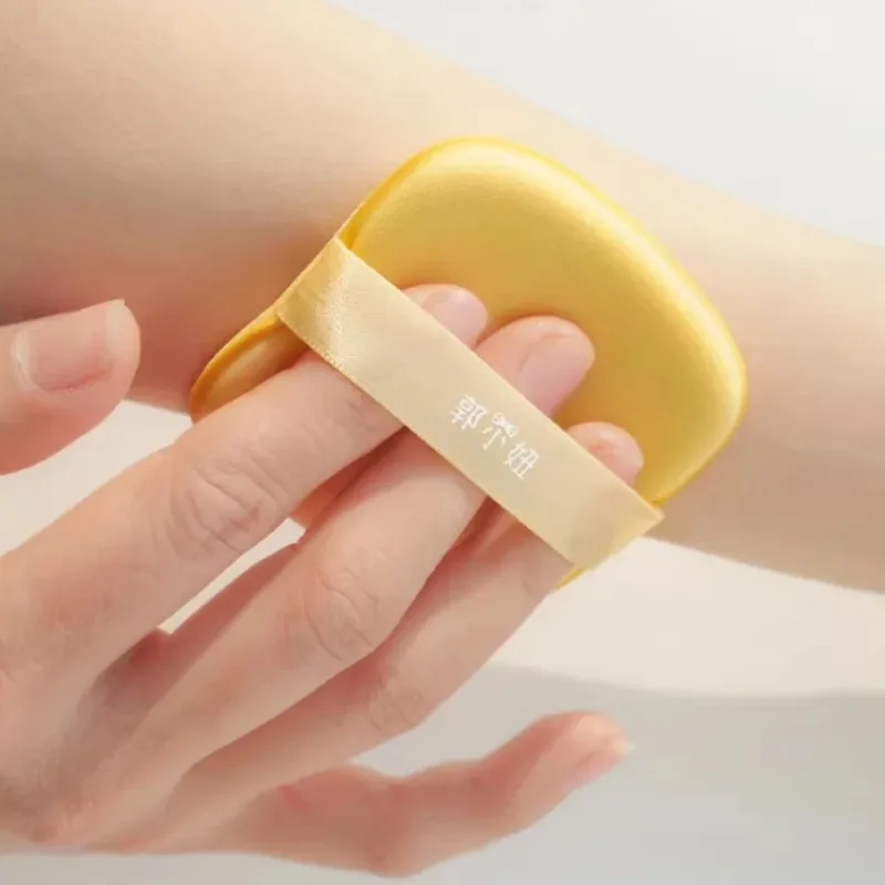 GUOXIAONIU 6PCS Butter biscuit puff air cushion pad super soft dry and wet dual use liquid foundation makeup puff tool